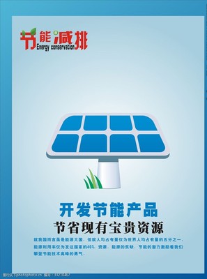 節能減排海報